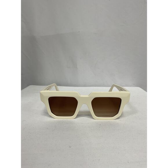 Gia Borghini x Rhw 'Sunnies' White Sunglass Size OS - Picture 2 of 5